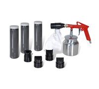 Kit de sableuse à air 3 bouteilles de sable et 4 buses incluses