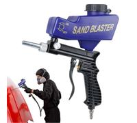 Kit De Sableuse Portable - Pistolet Sablage Pneumatique Avec Buses , | Équipement Sablage Décapage Rouille Peinture Vernis, Nettoyage Restauration Meubles Bois Métal, Domestique Et Pro