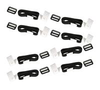 Kit de Sangles pour Couverture Solaire, 1 Set, Plastique Noir | Dévidoirs Solaires Enterrés, Simple à Utiliser, Bande de Fixation pour Couverture de Piscine