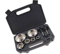 Kit de scie-cloche diamant pour carrelage - 6 tailles 22 à 73mm - Alliage haute qualité - Coupe précise béton et céramique