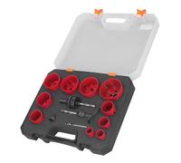Kit de scie cloche,Kit de scie cloche pour métal,Kit de scie cloche pour bois,Kit de scie cloche pour plastique,Kit de scie cloche universel,Set de scie cloche