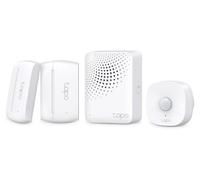 Kit de sécurité pour la maison intelligente, comprenant une centrale, un détecteur de mouvement et un capteur de contact