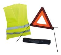 Kit de sécurité triangle + gilet jaune - 16481