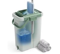 Kit de serpillère à microfibres avec seau de grande capacité, manche de 150 cm et 3 microfibres