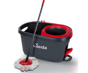 Kit de serpillère Vileda Turbo 2 en 1 avec pédale et manche télescopique