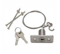 Kit de serrure de porte de garage, ouvre-porte de garage avec câble en | Serrure de déverrouillage d'urgence à ouvrir de l'extérieur, avec t vis, alimentation de secours en cas de panne de