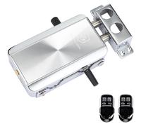 Kit de serrure de porte d'entrée, télécommande, accès sans clé, version électronique et silencieuse, système d'accès intelligent et sans fil avec verrou anti-effraction pour les appartements d'hôtel