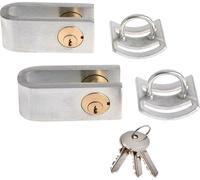 Kit de serrures pour grille de ciseaux 50 mm.