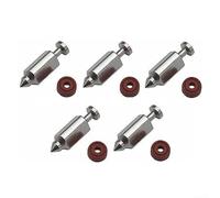 Kit de siège d'aiguille de soupape à flotteur de carburateur pour 398188 281144 compatible avec les moteurs verticaux Max Quantum 5 6HP BS Industrial Plus Models