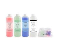 Kit de solution tampon - Apera Instruments 4.01/7.00/10.01 - pH 4/7/10 - KCl 3M 250 ml - CalBox