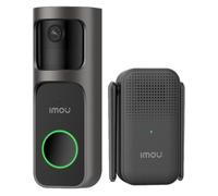 Kit de sonnette Imou Doorbell 2S caméra 2K QHD batterie 5000 mAh noir
