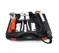 Kit de soudage à bande 150 W - Ensemble d'outils de jonction de bande transporteuse en polyuréthane avec pince coupante, pince de soudage, fer chauffant pour réparation de courroies rondes et