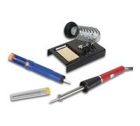 KIT DE SOUDAGE ELECTRIQUE (FER A SOUDER 25W+POMPE A DESSOUDER VTD+SUPPORT POUR FER A SOUDER STANDLC+TUBE DE SOUDURE)