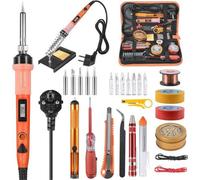 Kit de soudage LCD 80 W - Station de soudage 20 en 1 - Régulation de la température - Écran LCD 20 pouces