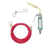 Kit de soudage pour chalumeau à gaz 1,6 m Tuyau en caoutchouc Buse en laiton pour soudure au propane, butane, bricolage, outil de réparation de bijoux