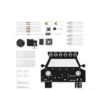 Kit de soudure à faire soi-même pour débutant avec effets de lumière rouge et bleue alternatifs et sonnerie sonore pour l'entraînement électronique en utilisant un port USB standard 5 V carte PCB