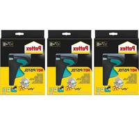 Kit de soudure comprenant 3 pistolets et 18 bâtons de colle - Assortiment de bâtons de colle noirs - PHP6 Pattex
