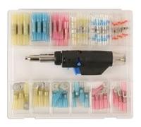 kit de soudure pour connecteur avec torche et 72 cosses electriques - Laser Tools G