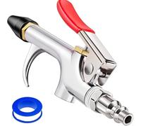 Kit de souffleur d'air 175 psi, 13 accessoires de compresseur avec 8 buses, raccord NPT de 6,35 mm, nettoyeur de poussière pneumatique en alliage robuste pour gonflage des pneus (1 pièce)