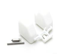 Kit de soupape à aiguille à flotteur de carburateur pour Grizzly 660 YFM660 - Pièces de reconstruction en résine avec boulon d'étanchéité pour entretien de générateur de tondeuse à gazon blanc argenté