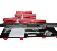 Kit de spachtolage de surface, 23 pièces, avec tige télescopique pour lisser les murs, plage de réglage de 200 à 600 mm