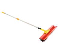 Kit de spachtolage pour murs et cloisons sèches : raclette pour grandes surfaces, manche télescopique 80–130 cm, 4 lames de 25 à 80 cm, en acier inoxydable