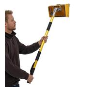 Kit de spatule de surface avec barre de rallonge, boîte de spatule pour plaque de plâtre, spatule murale, plafond, boîte de finition en aluminium