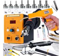Kit de station de soudage 858D + agrafeuse + fer à souder + soudures + buses + f