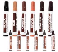 Kit de Stylo de Retouche Peinture Cire, Rayures, Séchage Rapide | Portable, pour Bois, Portes et Sols, Format Pratique, Usage Maison, Réparation Discrète