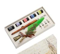 Kit De Stylos À Plumes Rétro, 4 Pointes De Rechange, Pour Calligraphie, Cadeau
