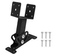 Kit de Support de Poutre de rehausse de Toit pour pergola, Support réglable et Robuste en Acier au Carbone pour poutres en Bois 4x4 et 4x6, Structures de Jardin extérieures,