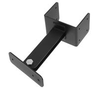 Kit de Support de Rehausse de Toit en Acier Inoxydable Noir | Installation Facile, Design Polyvalent, Soutien Stable, Résistance Solide, pour Pergola et Patio Couvert