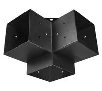 Kit de support pour pergola, en acier au carbone, ensemble de 8 pièces, couleur vert armée