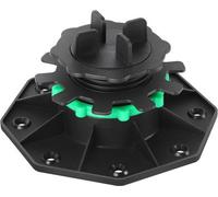 Kit de supports de terrasse 42-60 mm avec entretoises et trous de perçage - Conception antidérapante et drainante - Facile à installer