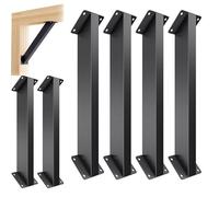 Kit De Supports Métalliques à 45 Degrés Support De Poutre Rehausse Toiture | Lot De 6 Supports De Connexion Robustes Pour Pergola Gazebo Cabane Dans Arbres Terrasse Chalet Support De Pergola à 45 Degrés