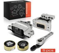 Kit de supports moteur - Supports moteur et boîte de vitesses - 4 supports moteur, 1 support de boîte de vitesses, 1 support de couple - Essieu avant et essieu arrière - Pour Honda et VW