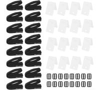 Kit de système de bobine de couverture solaire avec sangles et boucles pour piscines hors sol - Rouleau en PVC 7,1 cm (16 pièces)