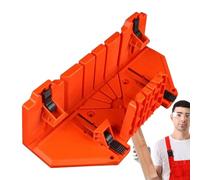 Kit de système de boîte à onglets de serrage robuste, ensemble d'outils de coupe de précision pour scie arrière en acier, angle réglable, kit d'accessoires de travail du bois, boîte de guide de scie à