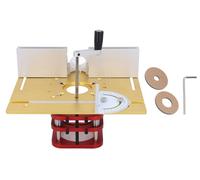 Kit de système de routage, comprenant un routeur, un établi et des accessoires, en aluminium/acier inoxydable, àmanuelle, pour le travail du bois