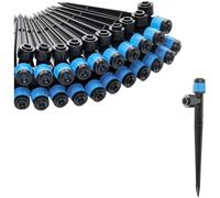 Kit de système d'irrigation réglable à 360°, kits d'irrigation goutte à goutte à connexion rapide, système d'arrosage automatique pour plantes de jardin (D)