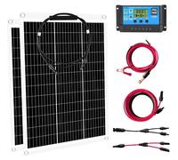 Kit de système solaire, panneau monocristallin, haut rendement, kit 200 W