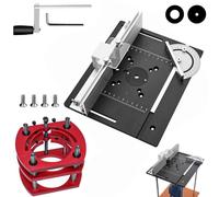 Kit de table de fraisage avec plaque d'insertion pour fraiseuse, en aluminium, course de 51 mm