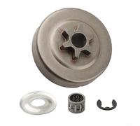 Kit de tambour d'embrayage de pignon droit 3/8"-6T avec roulement pour tronçonneuse MS171 MS181 MS211 Pièces de rechange Construction en acier Facile à installer