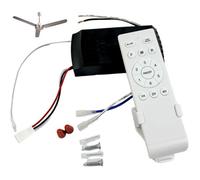 Kit de télécommande 6 V pour ventilateur plafond, émetteur mural sans fil, module récepteur (pile non incluse)
