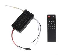 Kit de télécommande pour ventilateur de plafond 433 MHz sans fil pour variateur de lumière, 6 vitesses, fonction minuterie, compatible avec Hunter AC 110-265 V (avec guide d'air)