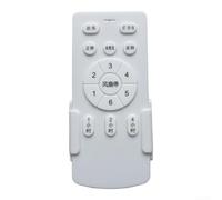 Kit de télécommande pour ventilateur de plafond 6 vitesses à fréquence variable Rotation réversible Mode vent naturel Réglage de synchronisation pour ventilateur sans fil et contrôle de la lumière