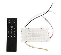 Kit de télécommande pour ventilateur de plafond à intensité variable avec interrupteur de rechange pour ventilateur de chambre à coucher et ventilateur Hongyun (noir + blanc)