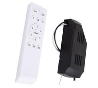 Kit de télécommande pour ventilateur de plafond CC 24 V avec pilote de | Matériau PC, entrée 100-240 V, puissance 35 W, minuteurs 1h/2h/4h, rotation réversible, contrôle de la lumière