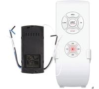 Kit de télécommande pour ventilateur de plafond, télécommande universelle intelligente pour ventilateur de plafond et lumière pour