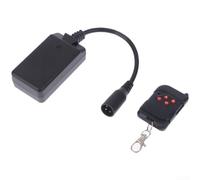 Kit de télécommande sans fil XLR 3 broches pour machine à brouillard, fumée, éclairage de scène (contrôle à 2 boutons)
